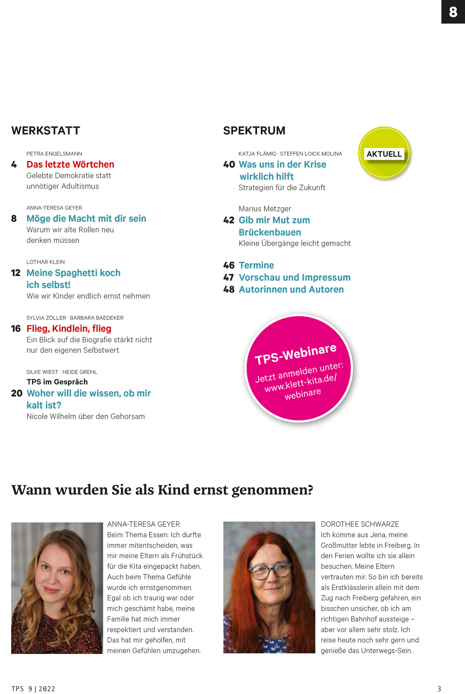 TPS 09/2022 - Adultismus - Klett Kita